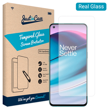 Just in Case Tempered Glass Clear Screenprotector Oneplus Nord CE 5G