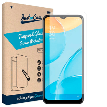 Just in Case Verre Trempé Clear Protection d'écran Oppo A15