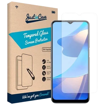 Just in Case Tempered Glass Clear Screenprotector OPPO A16/A16s
