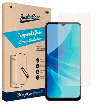 Just in Case Tempered Glass Clear Screen Protector OPPO A57