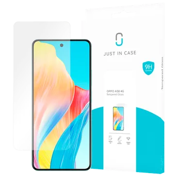 Just in Case Tempered Glass Clear Screen Protector OPPO A58