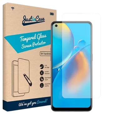Just in Case Tempered Glass Clear Screenprotector Oppo A74 4G