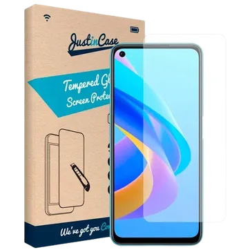 Just in Case Tempered Glass Clear Screenprotector Oppo A96