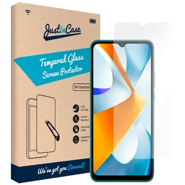 Just in Case Tempered Glass Clear Screen Protector Poco C40