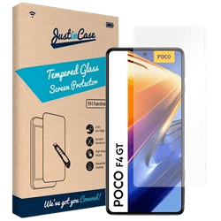 Just in Case Tempered Glass Clear Screenprotector Poco F4 GT