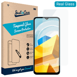 Just in Case Tempered Glass Clear Screen Protector Poco M5