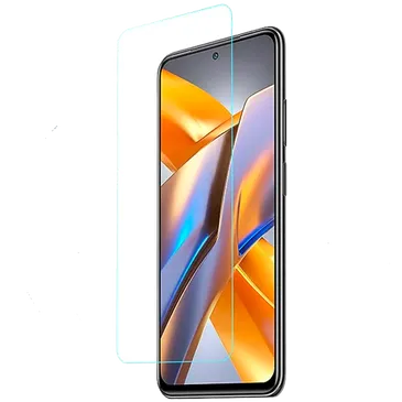 Just in Case Tempered Glass Clear Screen Protector Poco M5s