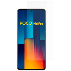 Just in Case Tempered Glass Clear Screen Protector Poco M6 Pro