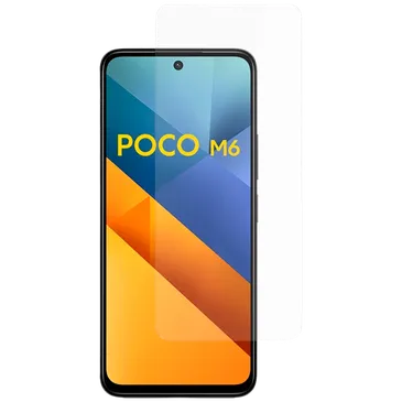 Just in Case Tempered Glass Clear Screen Protector Poco M6