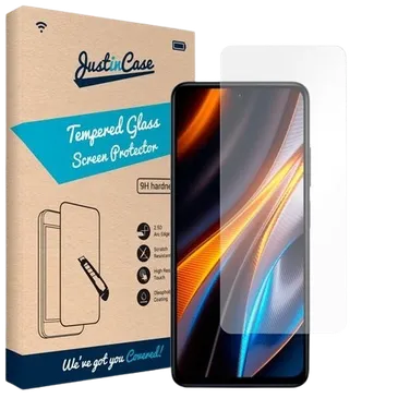 Just in Case Tempered Glass Clear Screen Protector Poco X4 GT