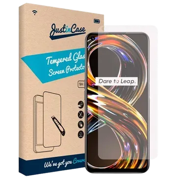 Just in Case Tempered Glass Clear Screenprotector Realme 8i