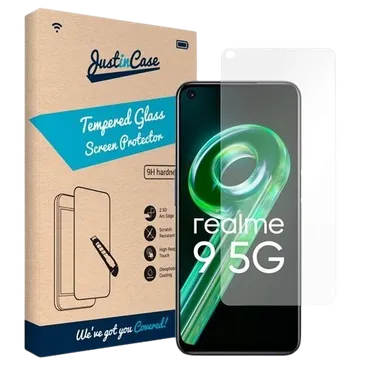 Just in Case Tempered Glass Clear Screenprotector Realme 9 5G