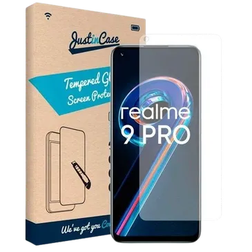 Just in Case Tempered Glass Clear Screenprotector Realme 9 Pro