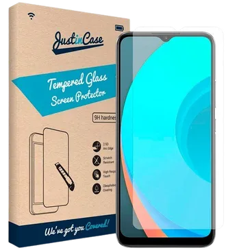 Just in Case Tempered Glass Clear Screenprotector Realme C11 2021
