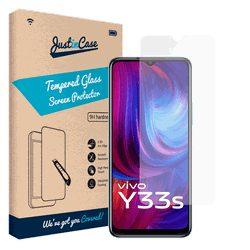 Just in Case Tempered Glass Clear Screen Protector vivo Y33s