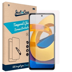 Just in Case Tempered Glass Clear Screenprotector Xiaomi Poco M4 Pro 5G