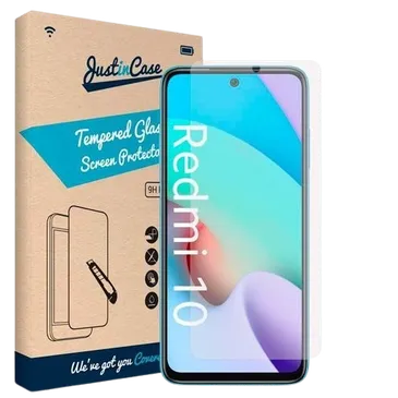 Just in Case Tempered Glass Clear Screenprotector Xiaomi Redmi 10/10 (2022)