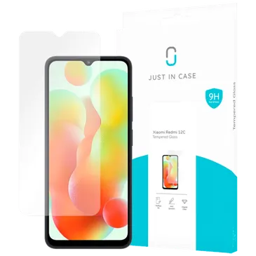 Just in Case Tempered Glass Clear Screen Protector Xiaomi Redmi 12C