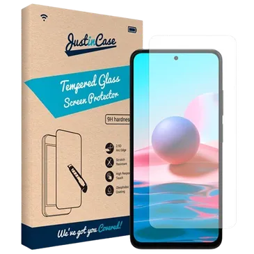 Just in Case Tempered Glass Clear Screenprotector Xiaomi Redmi Note 10