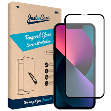 Just in Case Tempered Glas Edge To Edge Screenprotector Apple iPhone 13 Mini