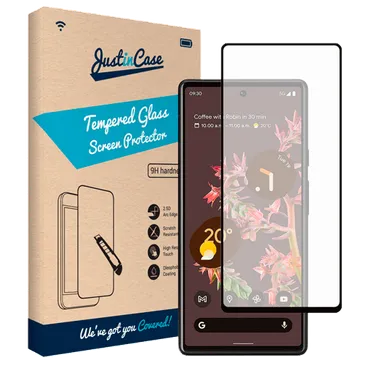 Just in Case Tempered Glass Edge To Edge Screen Protector Google Pixel 6a