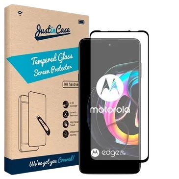 Just in Case Tempered Glass Edge to Edge Screenprotector Motorola Edge 20 Lite