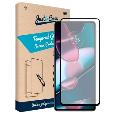 Just in Case Tempered Glass Edge to Edge Screenprotector Motorola Edge 30 Pro