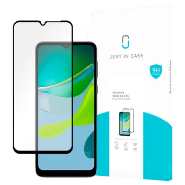 Just in Case Tempered Glass Edge To Edge Screen Protector Motorola Moto E13