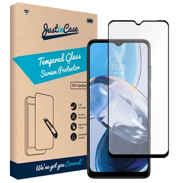 Just in Case Tempered Glass Edge To Edge Screen Protector Motorola Moto E22 / E22i