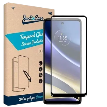 Just in Case Tempered Glass Edge to Edge Screenprotector Motorola Moto G51