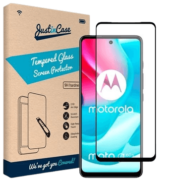 Just in Case Tempered Glass Edge to Edge Screenprotector Motorola Moto G60s