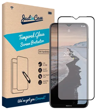 Just in Case Tempered Glass Edge to Edge Screenprotector Nokia G10/G20