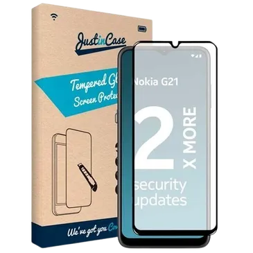 Just in Case Tempered Glass Edge to Edge Screenprotector Nokia G11/G21