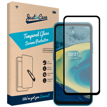 Just in Case Tempered Glass Edge to Edge Screenprotector Nokia X10/X20