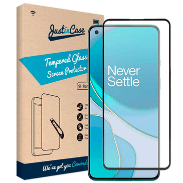Just in Case Tempered Glass Edge to Edge Screenprotector OnePlus 8T