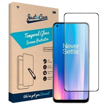 Just in Case Tempered Glass Edge to Edge Screenprotector Oneplus Nord CE 2