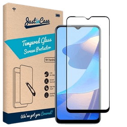 Just in Case Tempered Glass Edge to Edge Screenprotector Oppo A16/A16s