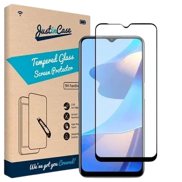 Just in Case Tempered Glass Edge to Edge Screenprotector Oppo A16/A16s