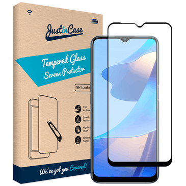 Just in Case Tempered Glass Edge to Edge Screenprotector Oppo A54s