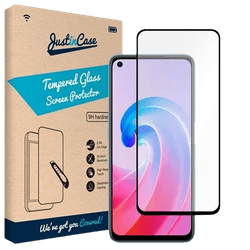 Just in Case Tempered Glass Edge to Edge Screenprotector Oppo A96