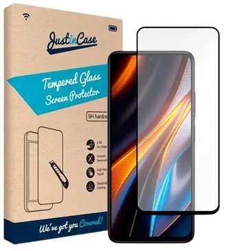 Just in Case Tempered Glass Edge To Edge Screen Protector Poco X4 GT
