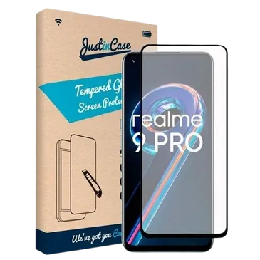 Just in Case Tempered Glass Edge to Edge Screenprotector Realme 9 Pro