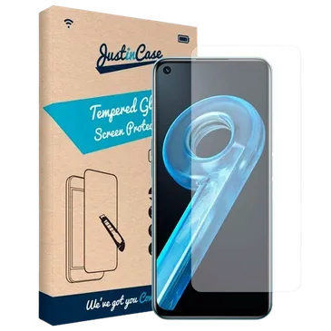Just in Case Tempered Glass Edge to Edge Screenprotector Realme 9i