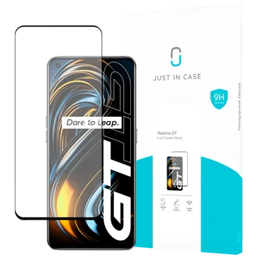 Just in Case Tempered Glass Edge to Edge Screenprotector Realme GT