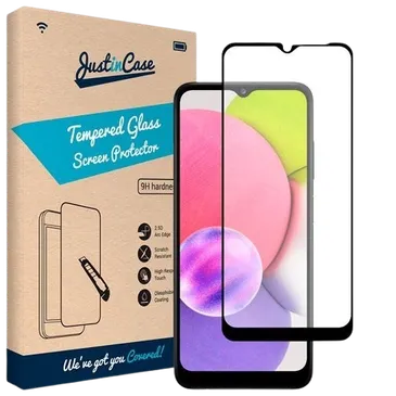 Just in Case Tempered Glass Edge to Edge Screenprotector Samsung Galaxy A03s