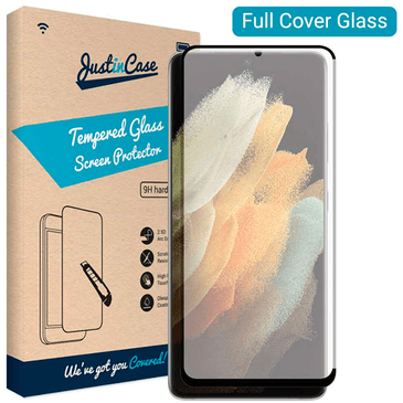 Just in Case Tempered Glass Edge to Edge Screenprotector Samsung