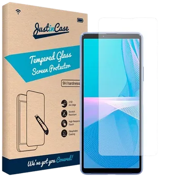 Just in Case Tempered Glass Edge to Edge Screenprotector Sony Xperia 10 III