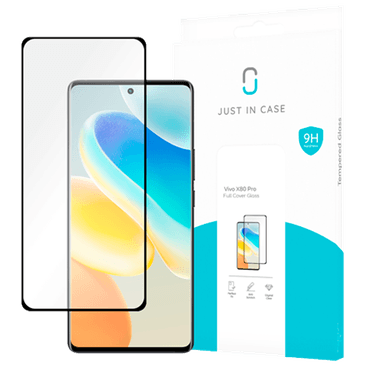 Just in Case Tempered Glass Edge To Edge Screen Protector vivo X80 Pro