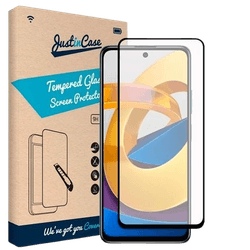 Just in Case Herdet Glass Edge to Edge Skjermbeskytter Xiaomi Poco M4 Pro 5G