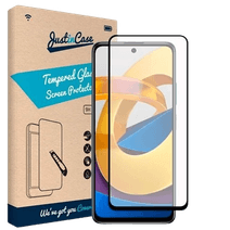 Just in Case Gehard Glas Edge to Edge Screenprotector Xiaomi Poco M4 Pro 5G